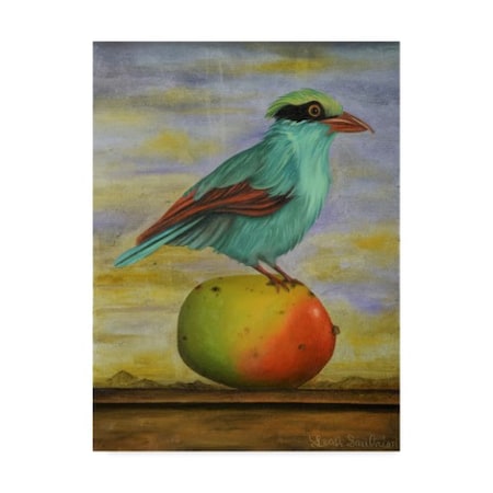 Leah Saulnier 'Magpie On A Mango' Canvas Art,14x19